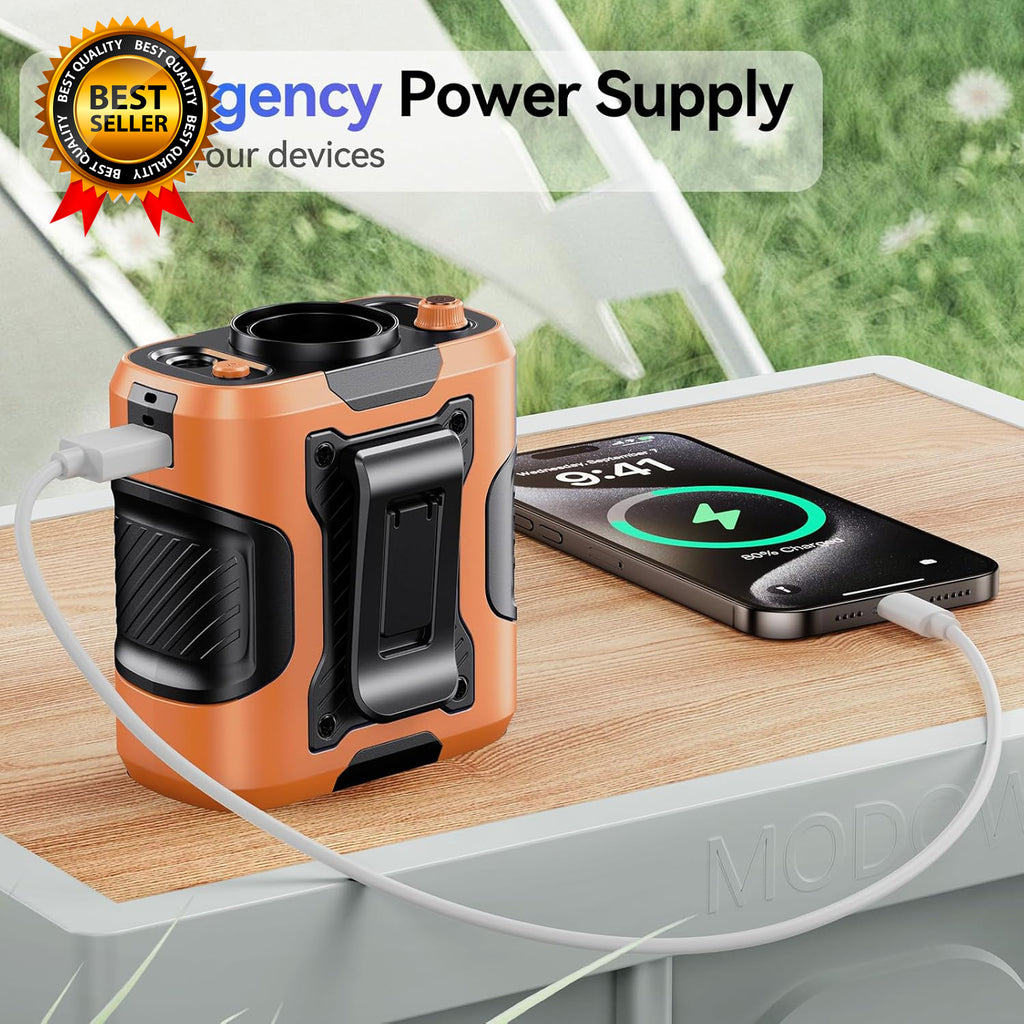 5 in 1 Portable Waist Fan 100 Speeds Powerful 13500RPM Hands-Free Neck Fan