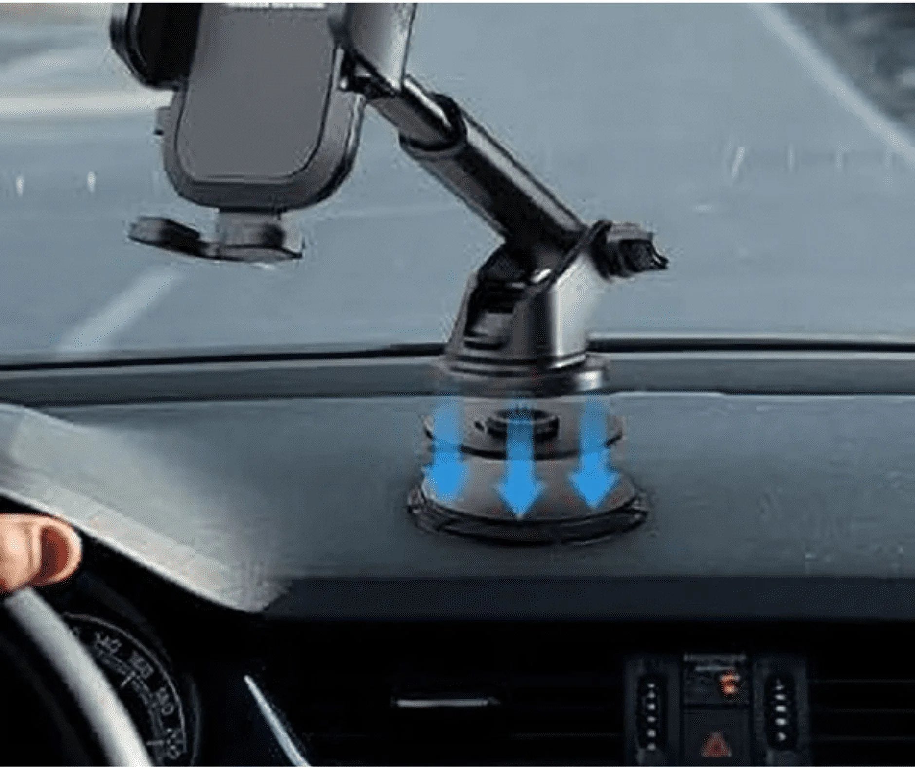 - Phone Holder Mount for Car Dashboard in Black, 3-In-1 Air Vent Windshield Phone Mount for Car, Durable Car Phone Holders for Iphone 15 14 13 and Android